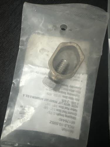 Southwire Grounding Rod Clamp #10 SOL/STR #2 STR Wire 65176440 3pk - Thumbnail 2