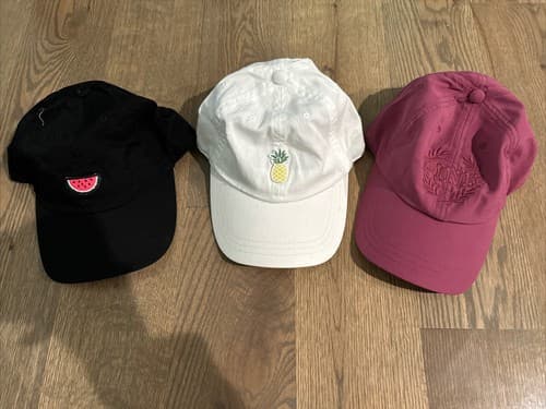 Pink Victorias Secret Hats Adjustable 3 Pack - Image 1