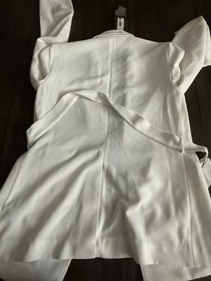Armani Exchange Women’s White Blazer Size 4 - Thumbnail 3