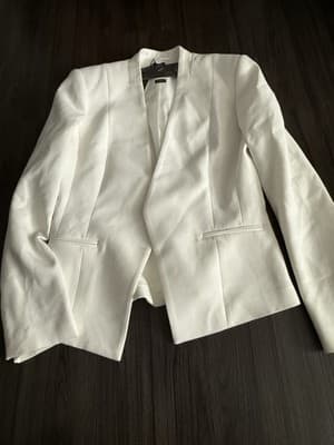 Armani Exchange Women’s White Blazer Size 4 - Image 1