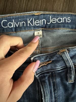Calvin Klein Jeans Womens Bootcut Denim Size 6 Medium Wash - Thumbnail 2