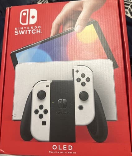 Nintendo Switch OLED Handheld Console - 64GB - Black Comes With Case NEW - Image 1