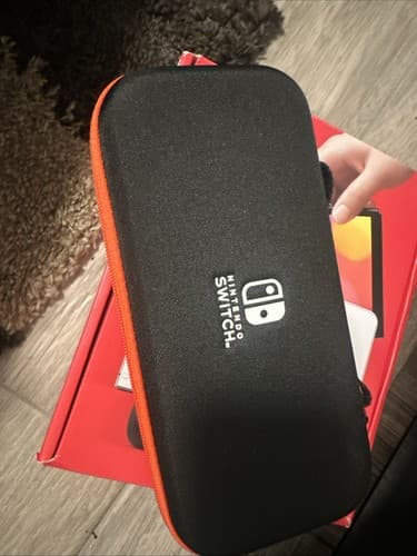 Nintendo Switch OLED Handheld Console - 64GB - Black Comes With Case NEW - Thumbnail 6
