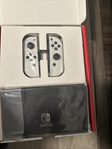 Nintendo Switch OLED Handheld Console - 64GB - Black Comes With Case NEW - Thumbnail 3