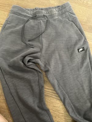 Nike Tech Fleece Joggers Dark Grey Heather Black Men's SMALL - Thumbnail 2