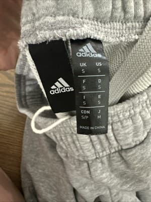 Adidas Sweatpants Mens Small Grey Originals Jogger Box Logo Pocket Essentials - Thumbnail 2