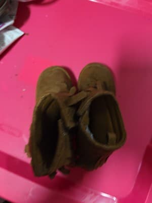 Koala Kids Moccasins Kids Youth Toddler Ankle Boots Fringe Brown Size 7 - Thumbnail 2