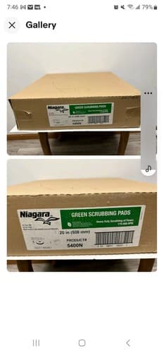 Niagaran Green Scrubbing Pads 5400N (20in) - Image 1