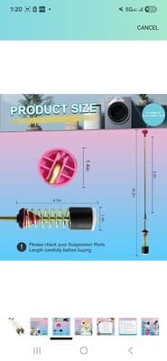 Upgraded DC97-16350U DC97-16350T Washer Suspension Rods for SAMSUNG Washers, NEW - Thumbnail 2