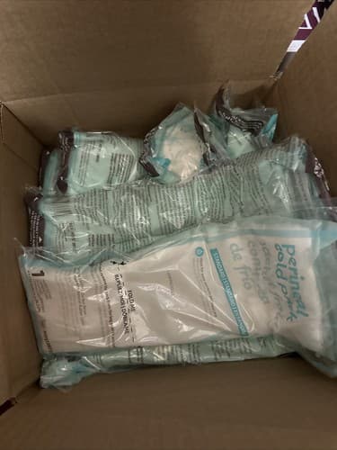CASE OF 24 NEW Standard Medline Perineal Cold Packs (4.5 x 14.25 IN) MDS138055 - Thumbnail 2