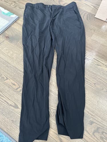 Perry Ellis Black Wear Anywhere Pants Mens Size 34x32 - Image 1