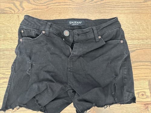 Enjean Denim Co. Shorts Juniors Size 5 Black - Image 1