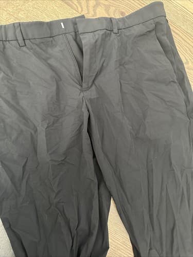 Perry Ellis Black Wear Anywhere Pants Mens Size 34x32 - Thumbnail 2