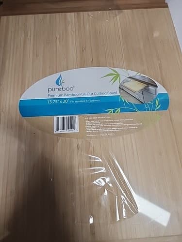Premium Bamboo Pull-Out Cutting Board - Image 1