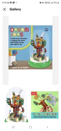 Bright Stripes Dream Jars LED Light Up DIY 3D Craft Toys for Kids Ages 8 and ... - Thumbnail 2