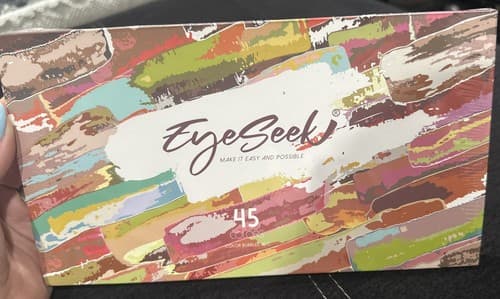 EyeSeek 45 Colors Eyeshadow Palette Color Bubbles New - Image 1