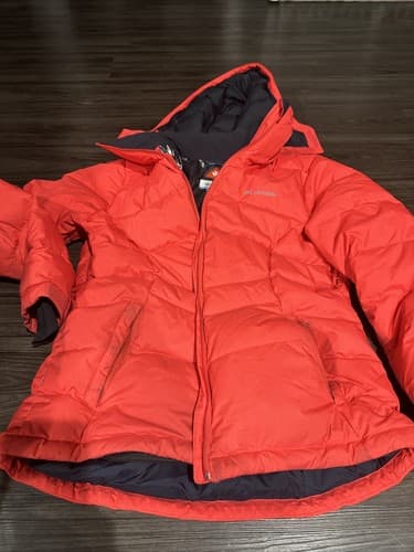 Columbia Women's Large Interchange zip in Jacket Tri-Climate Red Down Insulated - Thumbnail 4