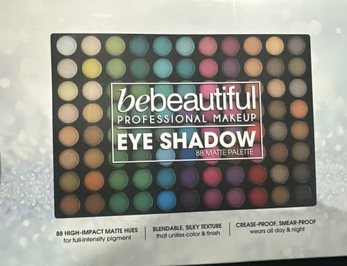 Bebeautiful Professional Makeup Eyeshadow Matte Palette 88-Colors - Image 1