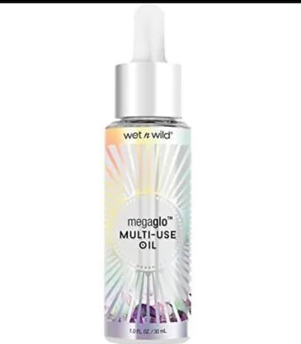 wet n wild Megaglo Crystal Oil for use on face, body, hair & nails 1 fl oz - Image 1