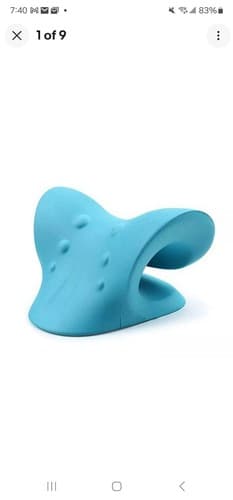 Cervical Neck Pillow w/Traction Support Brace For Neck and Shoulder Pain Relief - Image 1