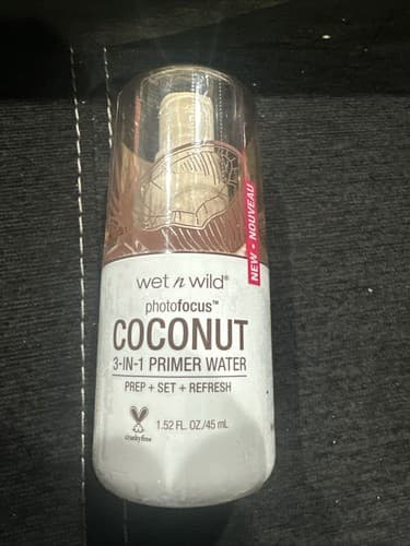 Wet n Wild PhotoFocus 3-in-1 Primer Water, Coconut, 1.52 fl oz - Thumbnail 2