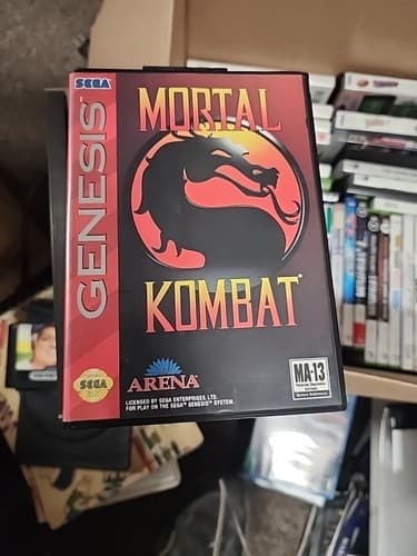 Complete Mortal Kombat Original Sega Genesis Game - Image 1