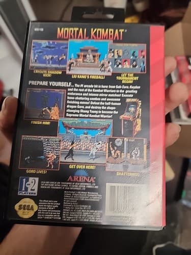 Complete Mortal Kombat Original Sega Genesis Game - Thumbnail 3