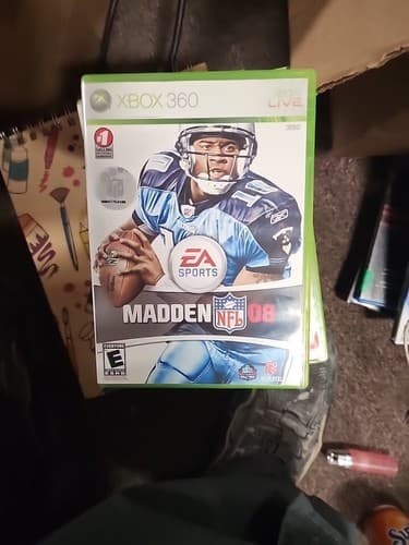 Madden NFL 08 (Microsoft Xbox 360, 2007) Includes Manual + Inserts - Image 1