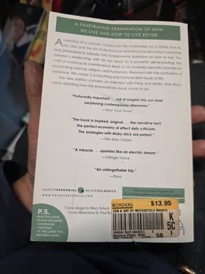 Zen and the Art of Motorcycle Maintenance : An Inquiry into Values by Robert M. - Thumbnail 3