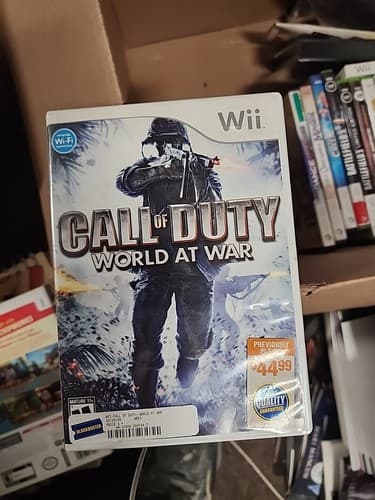 Call Of Duty: World At War Wii Game Fidk Only - Image 1