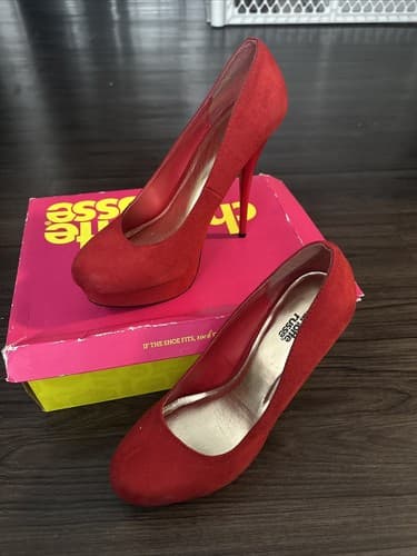 Charlotte Russe Platform Pumps Red- Women's Size 9- In Box - Image 1