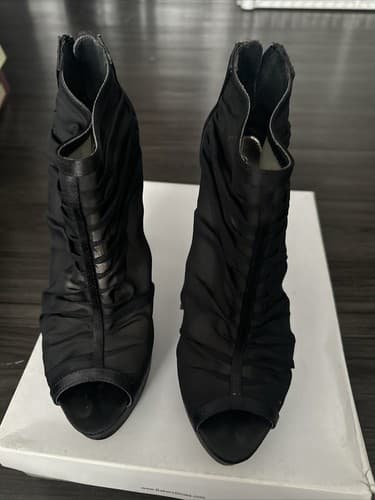 Bakers Hidee Black High Heel Shoes Open Toe Size 8.5 B - Image 1
