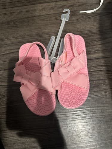 Cat & Jack Toddler Girls Sandal Size 12 Pink Lightweight - Image 1