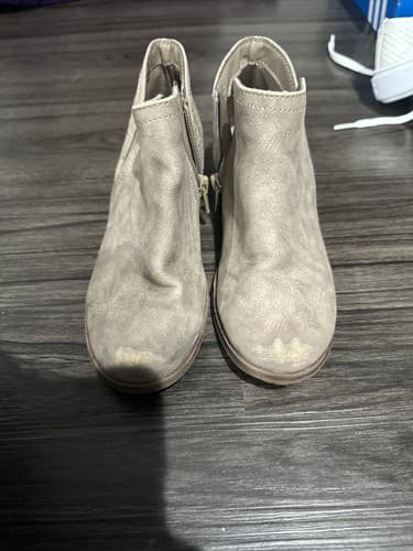 Girl Mia Girl Side Zip Brown Casual Ankle Boots Booties Girls Size 12 - Thumbnail 2