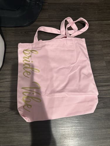 Bride Vibe Pink Canvas Bag 4 Packs New - Image 1