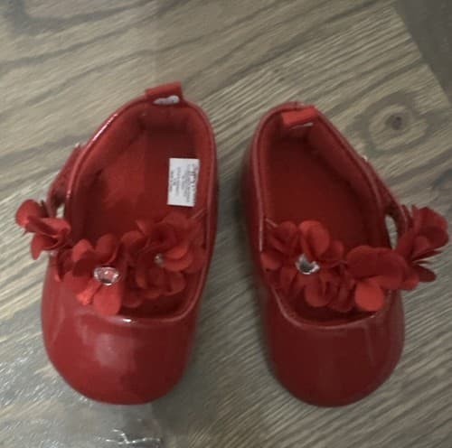Stepping Stones Baby Girls' Shoes Size 3-6 Months - Image 1