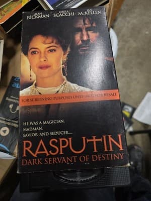 Rasputin Dark Servant of Destiny (VHS, 1996) Alan Rickman Ian McKellen HBO - Image 1