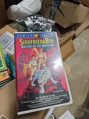 Siegfried and Roy-Masters of the Impossible VHS 1996 RARE DEMO - Image 1