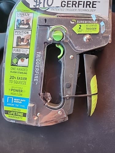 Heavy Duty Stapler Gun Nail Tacker Surebonder TriggerFire - Image 1