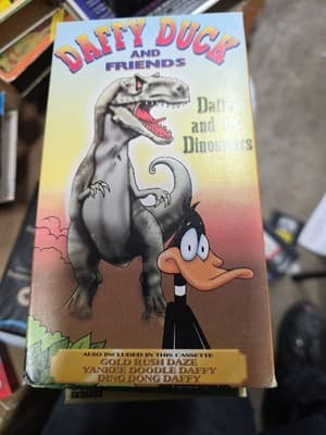 Vintage 1994 VHS ‘Daffy Duck And Friends: Daffy And The Dinosaur’ Used - Image 1