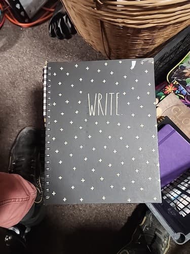 Rae Dunn Write spiral Notebook, 160 Sheets - Image 1