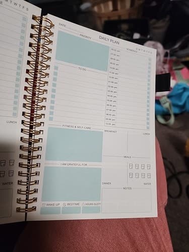 Regolden Daily Planner Schedule Undated Planner new unused - Thumbnail 3