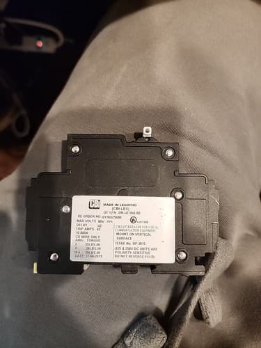 1 - QY-1(13) -DM-U2-50A-B0T DC Circuit Breaker dp-3815 80V Delta Din - Image 1