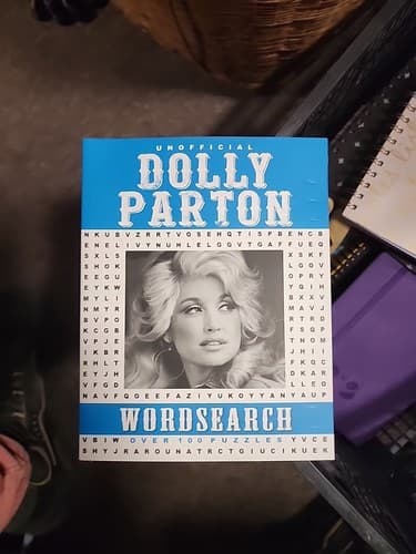 Unofficial Dolly Parton Wordsearch Puzzle Book Word Search Over 100 Puzzles - Image 1