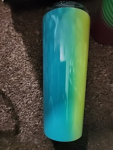 Starbucks 2023 Summer Yellow Blue Gradient Stainless Steel Tumbler 16oz - Thumbnail 2