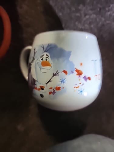 2019 Disney Frozen Olaf & Sven Ceramic Coffee Mug - Image 1