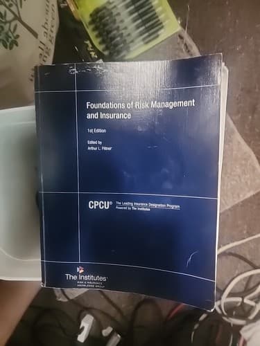 Foundations of Risk Management and Insurance Paperback - Image 1