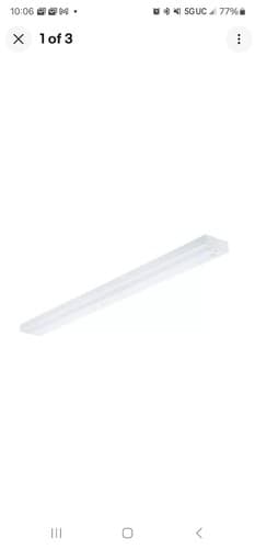 Direct Wire 36 in. LED White Under Cabinet Light - Image 1