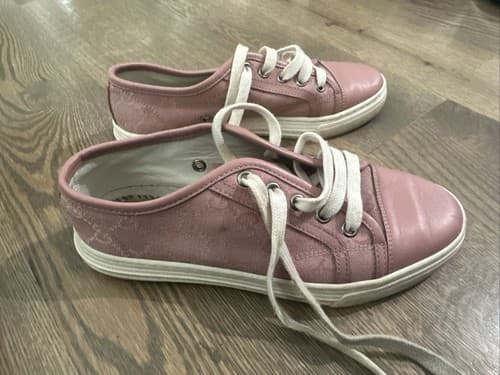 Pink gucci women sneakers size 34.5 - Thumbnail 2