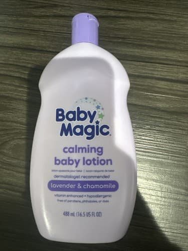 1 Bottle Baby Magic 16.5 Oz Lavender Chamomile Calming Lotion Soothes & Relaxes - Image 1